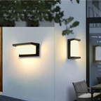 Outdoor LED Wall Lamp with Motion Sensor and Energy-Efficient Lighting