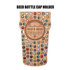 Beer bottle cap holder