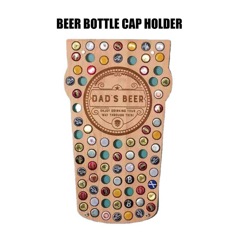 Beer bottle cap holder