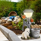 Cat and Dog LED Light Sculpture