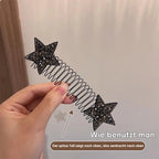 Invisible star hairpin