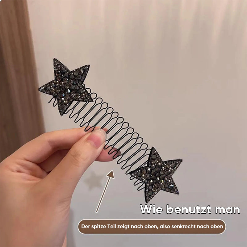 Invisible star hairpin