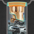 Universal double deodorant drain core