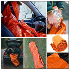 Waterproof sleeping bag for emergencies