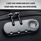Anti-theft backpack with 3-digit lock