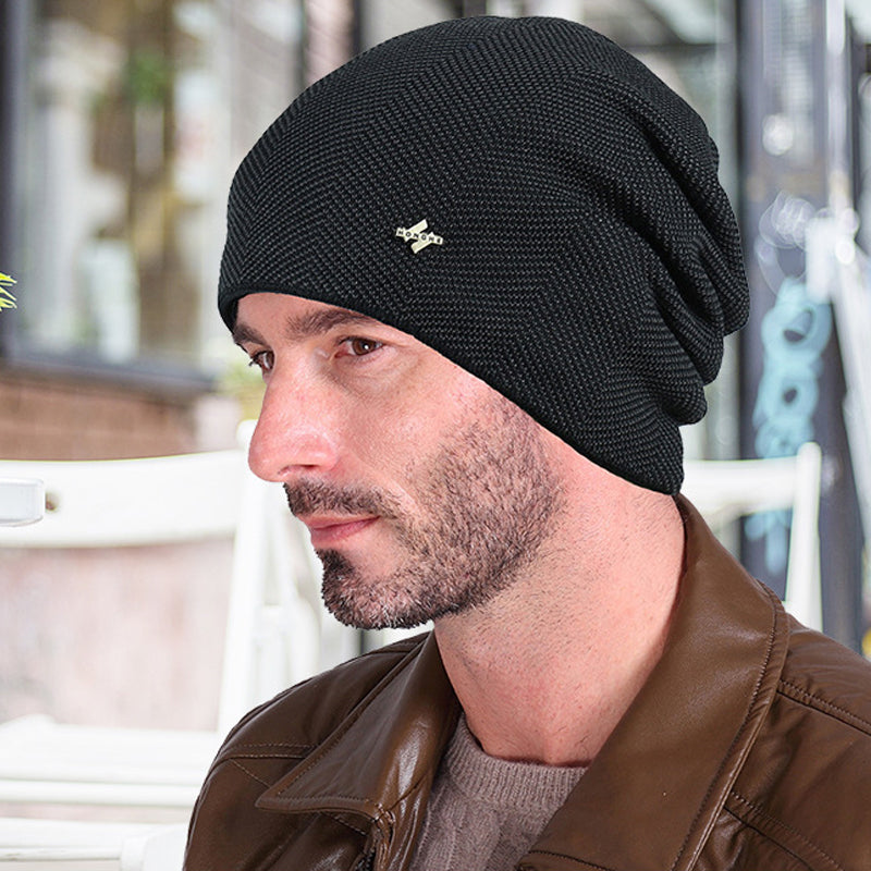 KNITTING WOOL BEANIE