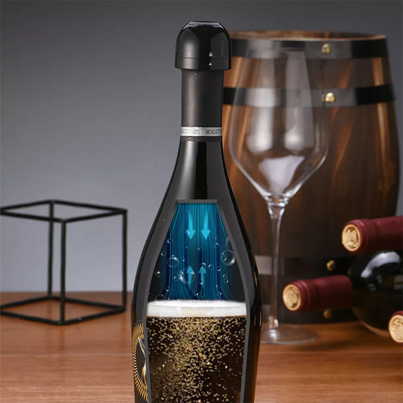 Silicone sealed wine, beer, champagne stopper