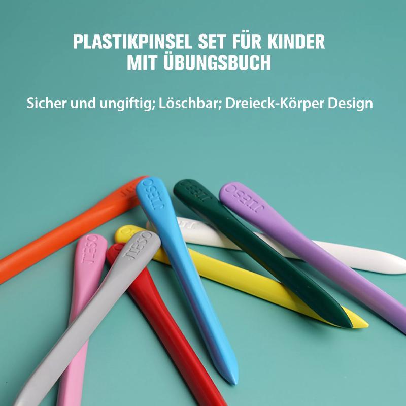 Children's Day gifts plastic brush set for children with practice book