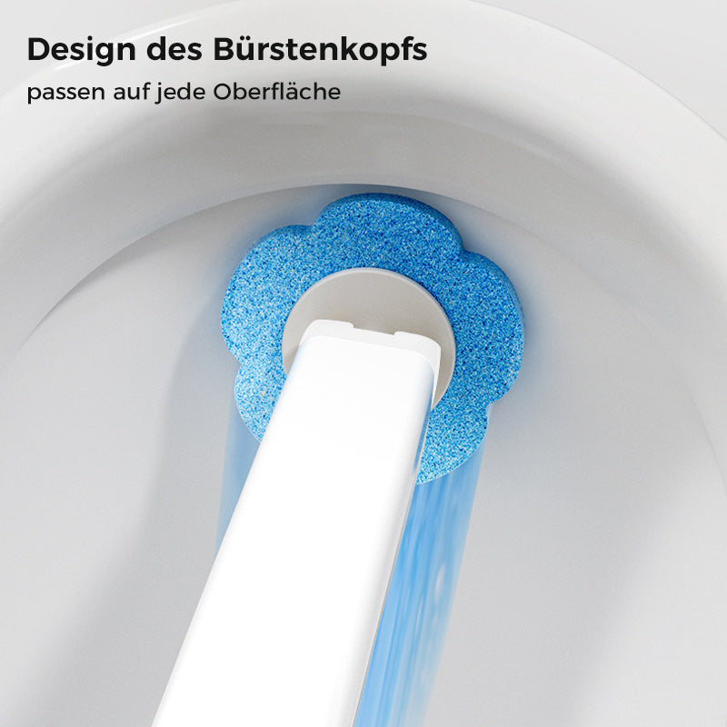 Disposable toilet brush