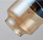 EternaGlow Pendant Light made of Glass and Wood | Elegant Design for Your Home