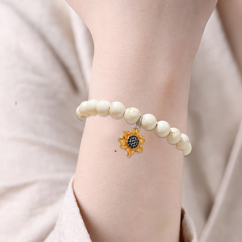 Sunflower Bracelet - "Back to School"