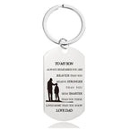 Mother's Day Engraving Metal Keychain with Box