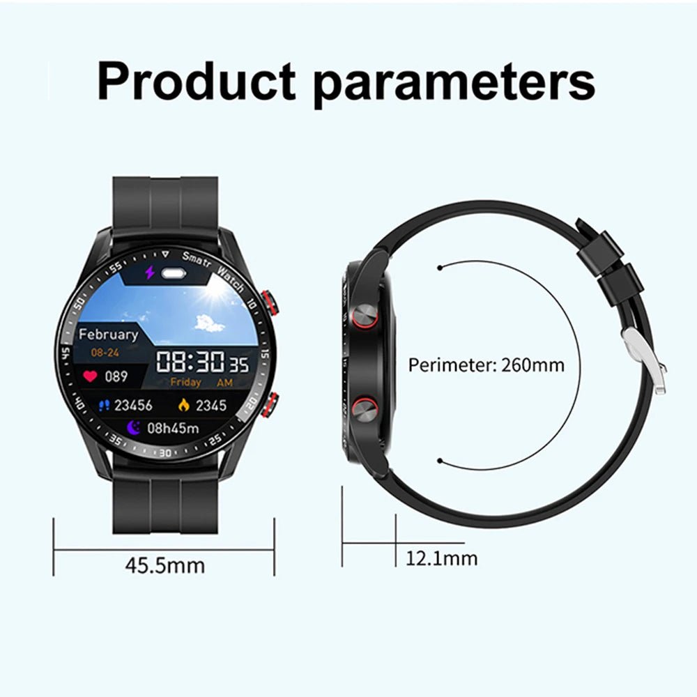 Glucose meter and Health monitor in one watch - GlucoseGuard