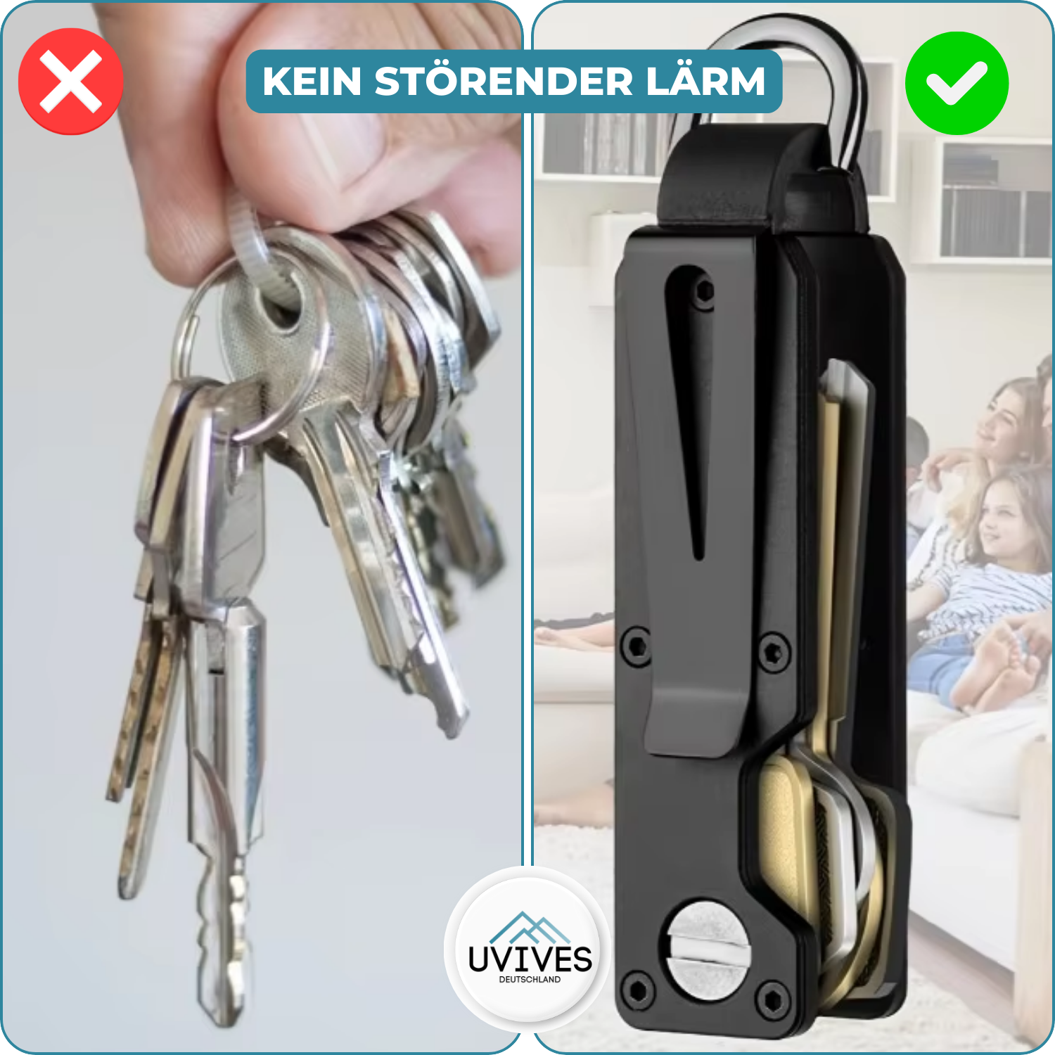 NeatKeys Pocket-Safe Keyholder