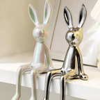 Shiny Ceramic Rabbit Figurine