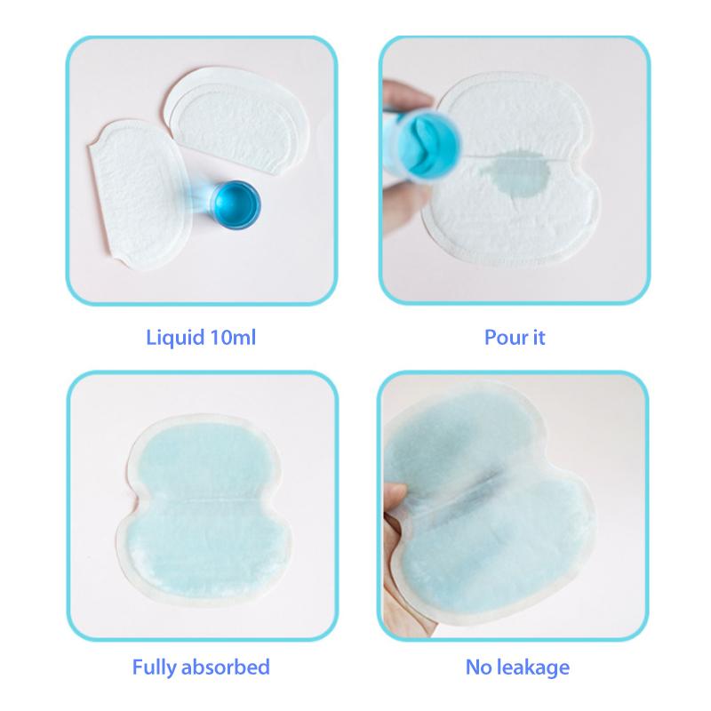 Disposable Sweat Absorption Pads for Cap (10 Pieces)
