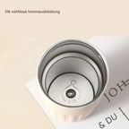 Compact thermos cup with temperature display – 410ml cup for hot and cold drinks
