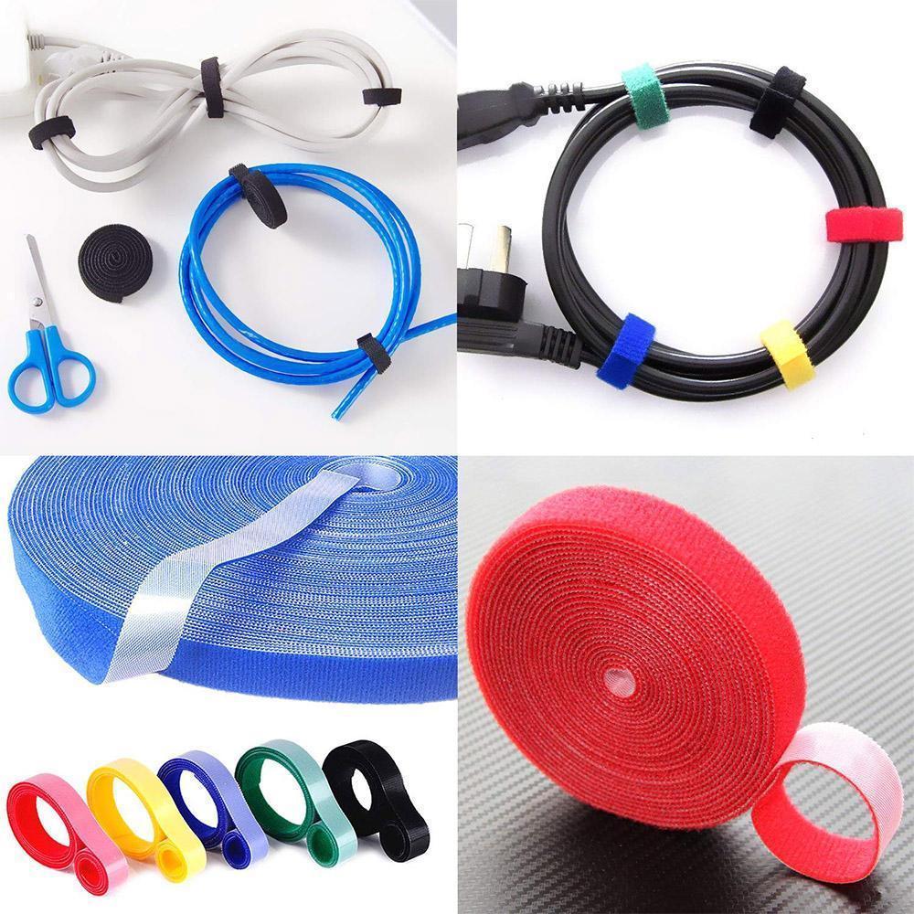 Self-adhesive nylon cable ties