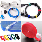 Self-adhesive nylon cable ties