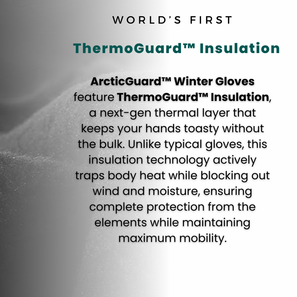 Warm Waterproof Gloves: Thermal Gloves with Touch Screen | Biking, Golf, Raynaud's, and Winter Sports