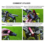 Steering wheel lock made of aluminum alloy