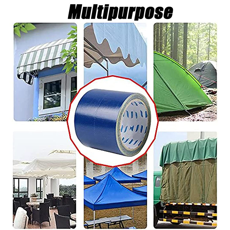 High adhesive tarpaulin tape
