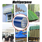 High adhesive tarpaulin tape