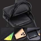 UrbanShield Waterproof Crossbody Bag with Anti-Theft Design