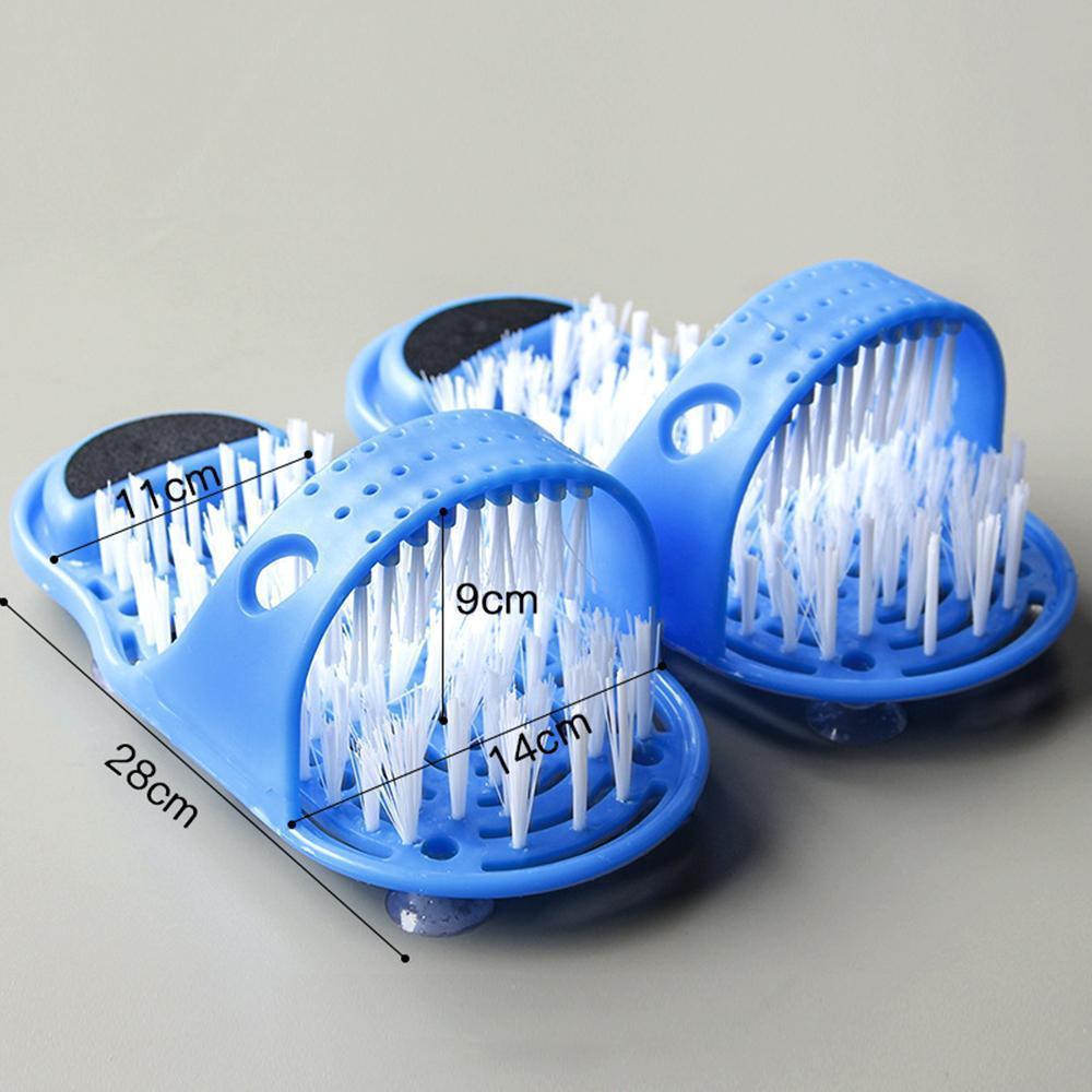 Foot cleaner for the shower
