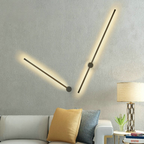 NordicRod – Minimalist Wall Lamp with Plug for Chic Interiors