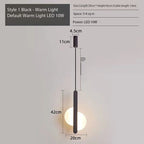 Modern Minimalist Bedside Pendant Light