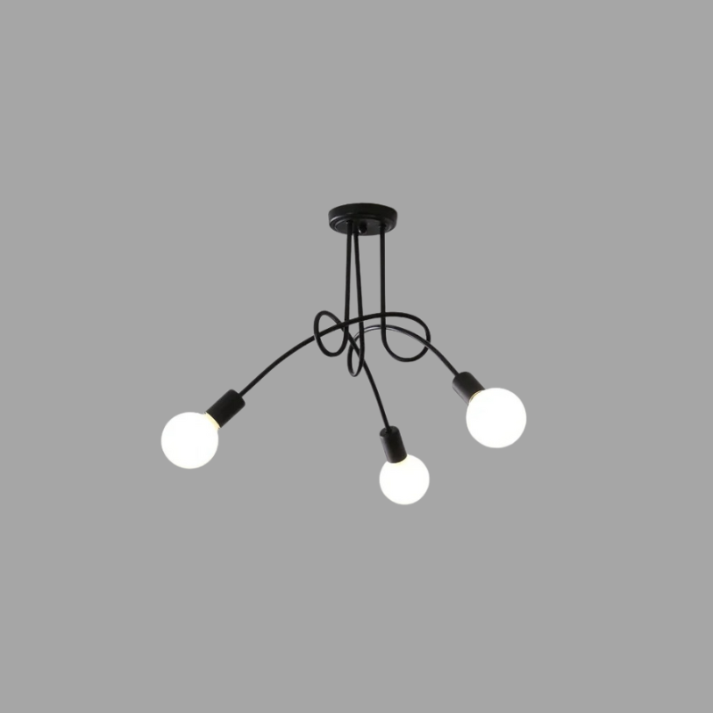 Vintage LED Ceiling Lamp in Antique Design