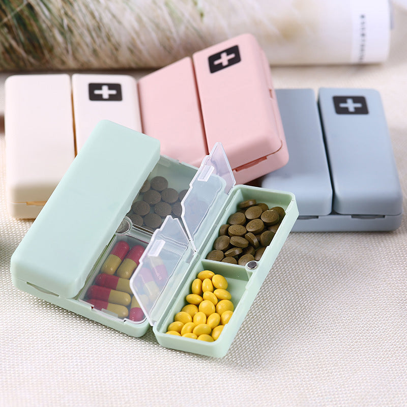 7 Compartments Portable Medication Organizer