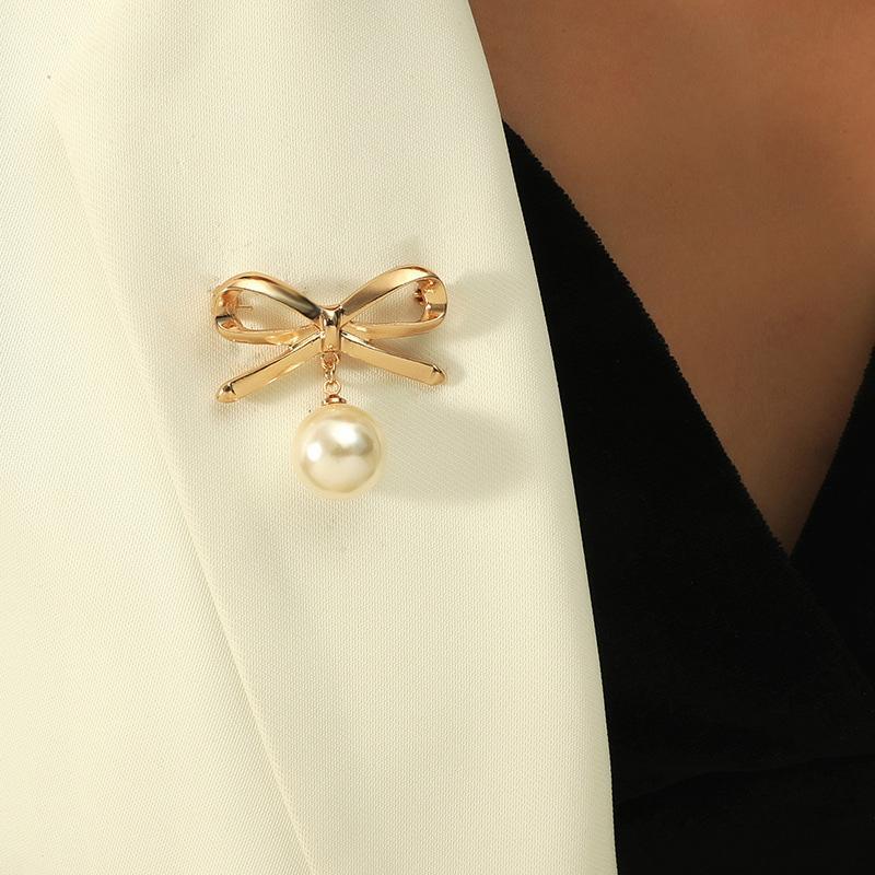 Nail-free pearl scarf ring waist buckle