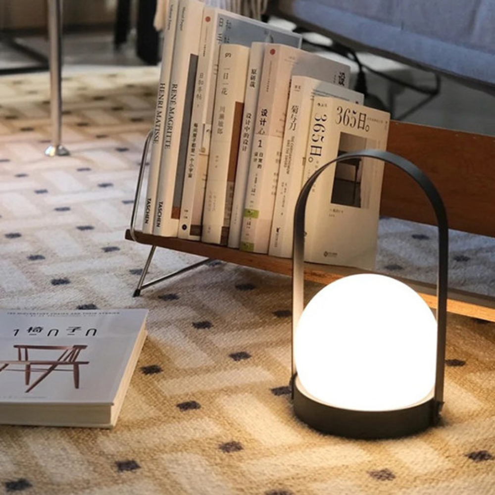 Royelux The Carrie Lantern Wireless Pendant Lamp - Portable LED Lamp with Adjustable Brightness