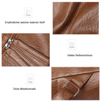 Rucksack with large capacity - Full leather