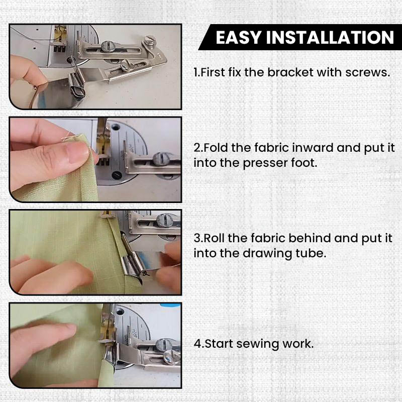 Sewing Machine Hemming Roller