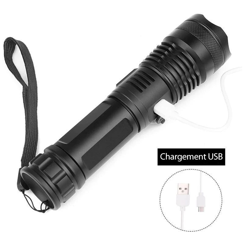 2023 New Year's Sale for a limited time LED flashlight Laser Tactical Rechargeable 90000 Lumens Improved - Buy 2 Get VIP Free Shipping