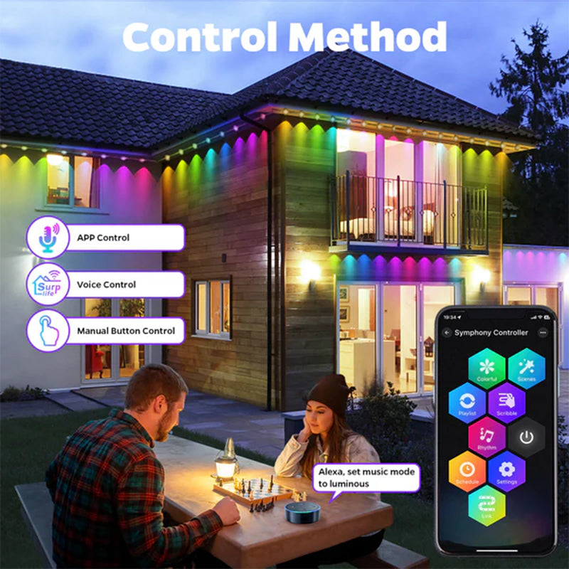 Phantom Waterproof Intelligent Control Eave Light