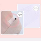 Invisible breathable protective heel pads, 1 roll, 5M
