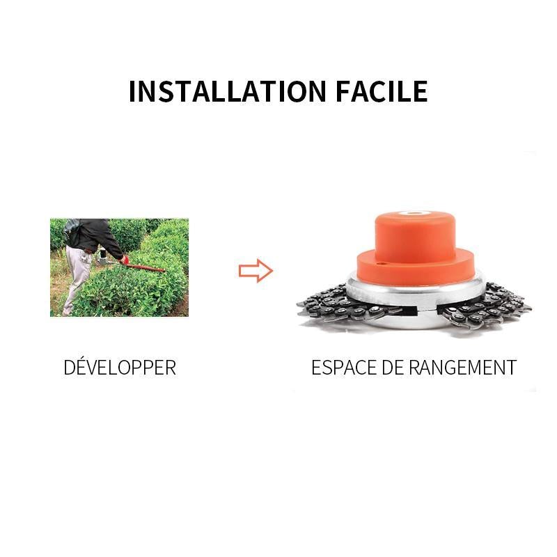 Replacement head for brushcutter