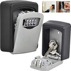Wall key box with password