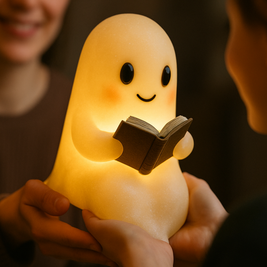NightSpirit Lamp – Handmade Decorative Night Light with Warm Light