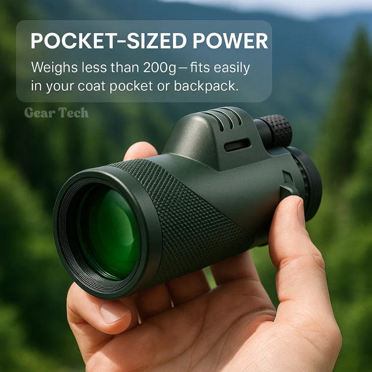 Compact Ultra-Zoom Monocular | HD Lens, Lightweight & Perfect for Hiking, Birdwatching, and Sports Events