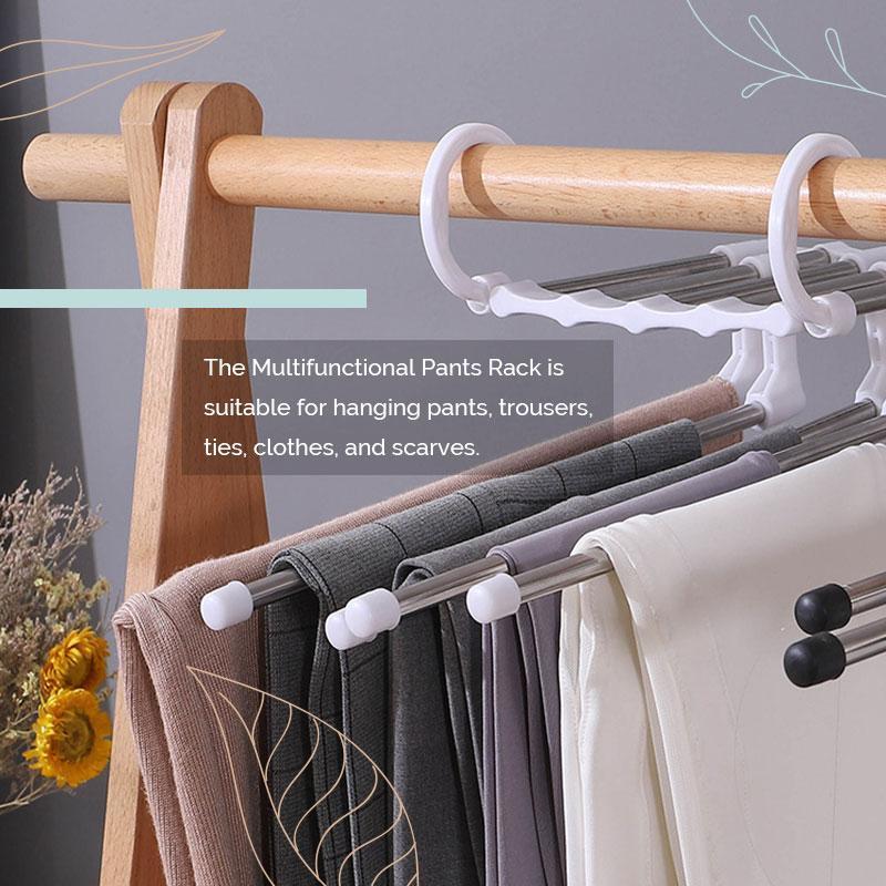 Multifunctional pants rack