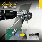 Electric drill plate cutting machine