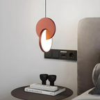 Round Scandinavian LED Pendant Lamp with Warm White Light for 10–15 m²