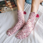 Comfy Gift Pom Pom Cupcake Socks