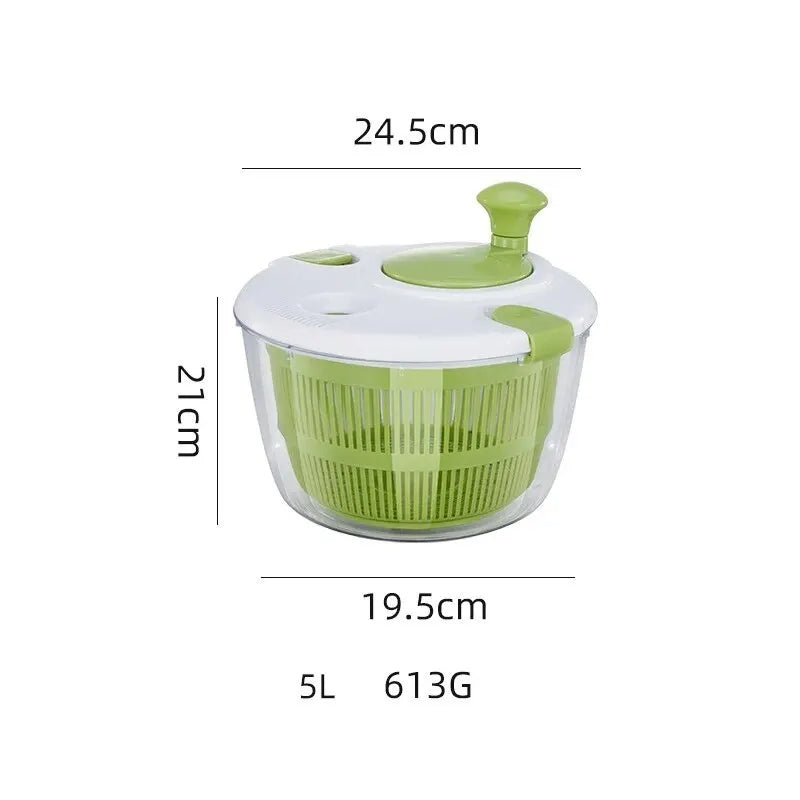 Large Capacity Salad Spinner and Vegetable Dehydrator