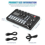 Live sound card with DJ mixer effects & voice changer